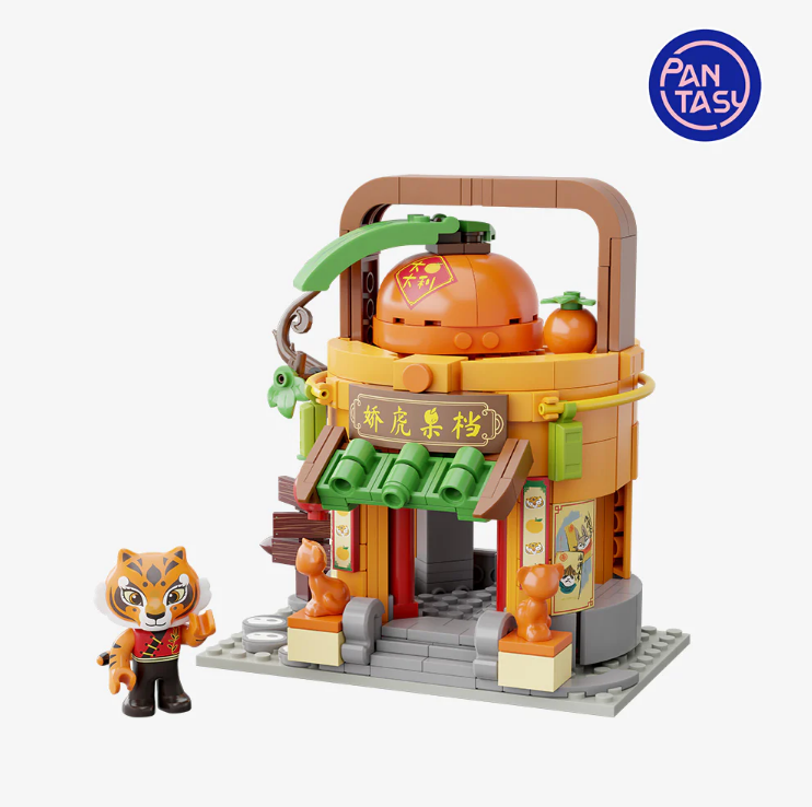 Kung Fu Panda - Tigress's Fruit Store ตัวต่อพลาสติก รุ่นร้านผลไม้ของนางพยัคฆ์