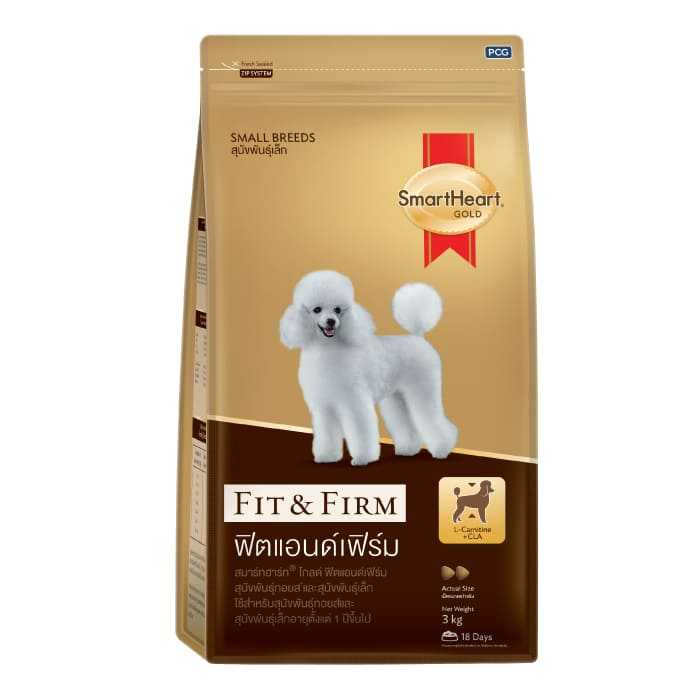 สมาร์ทฮาร์ท โกลด์ ฟิตแอนด์เฟิร์ม สุนัขโตพันธุ์เล็ก 20กก.