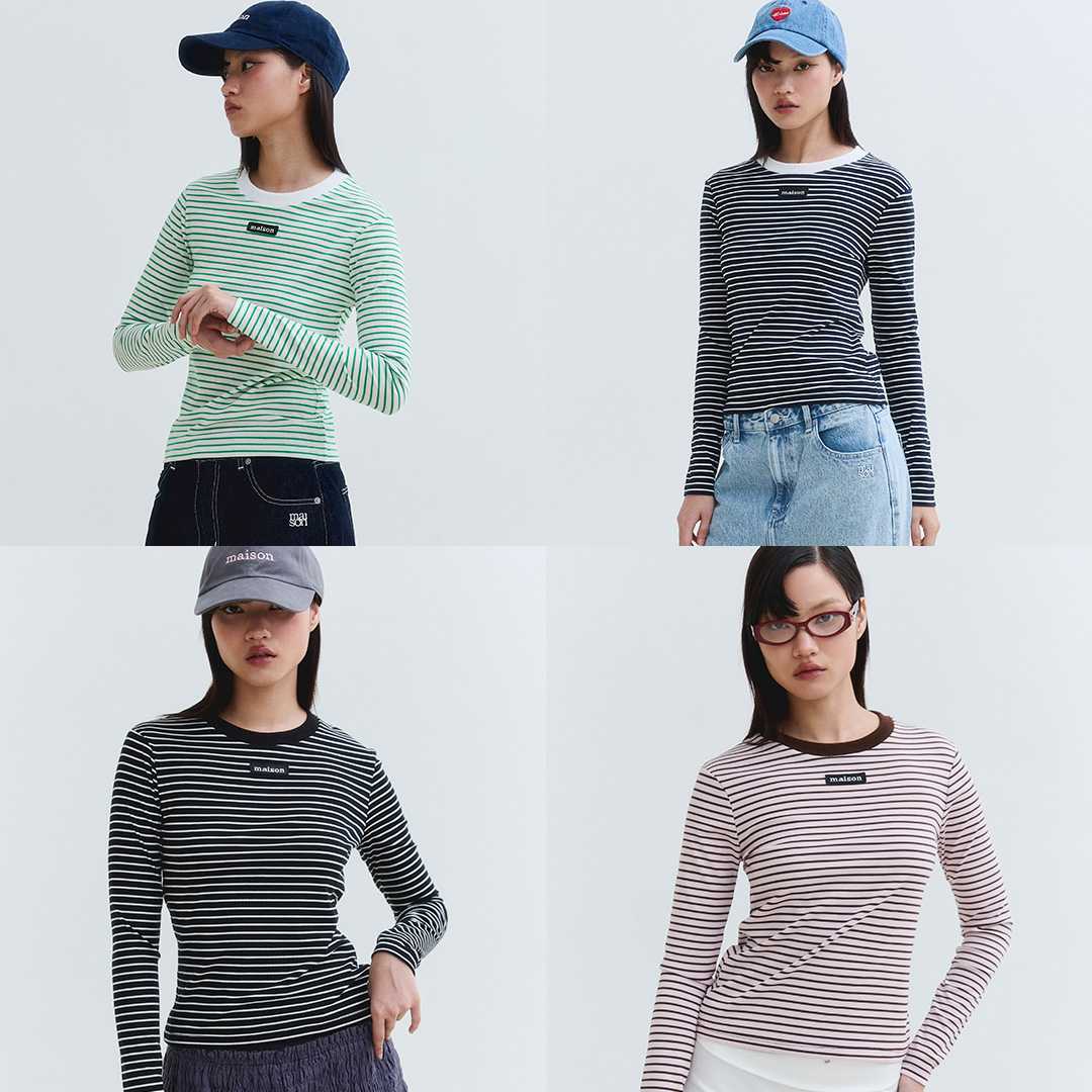 maison KEEPS | Loly Long Sleeve Top | เสื้อแขนยาว ลายทาง