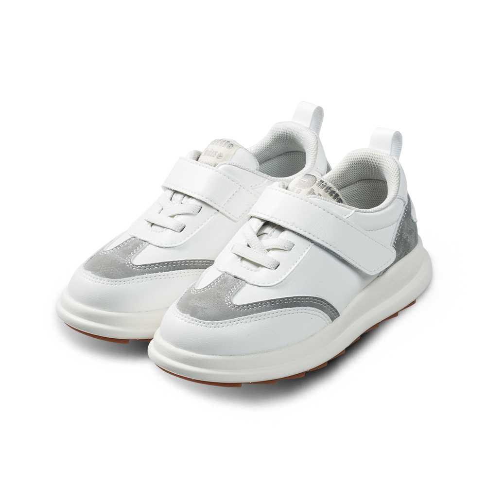 รองเท้าผ้าใบเด็กโตขอบสีเทา Autumm 2021 (FU-A212072-GY)