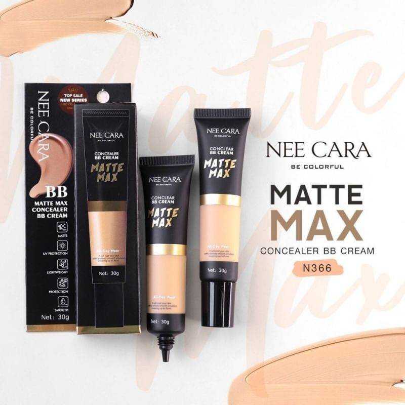 รองพื้น  NEE CARA  MATTE MAX CONCEALER BB CREAM 30g.  