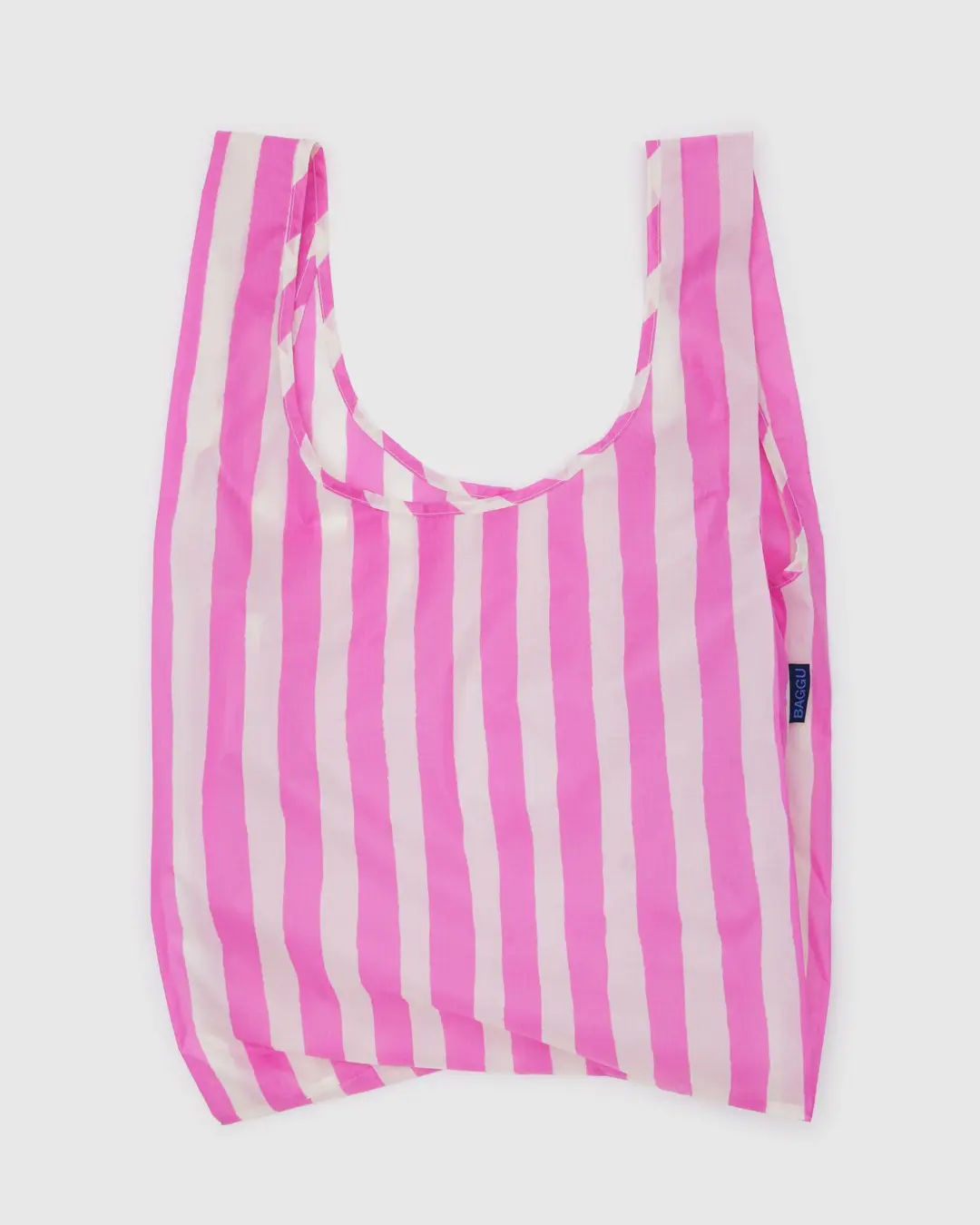 BAGGU Standard Reusable Bag - Pink Painted Stripe