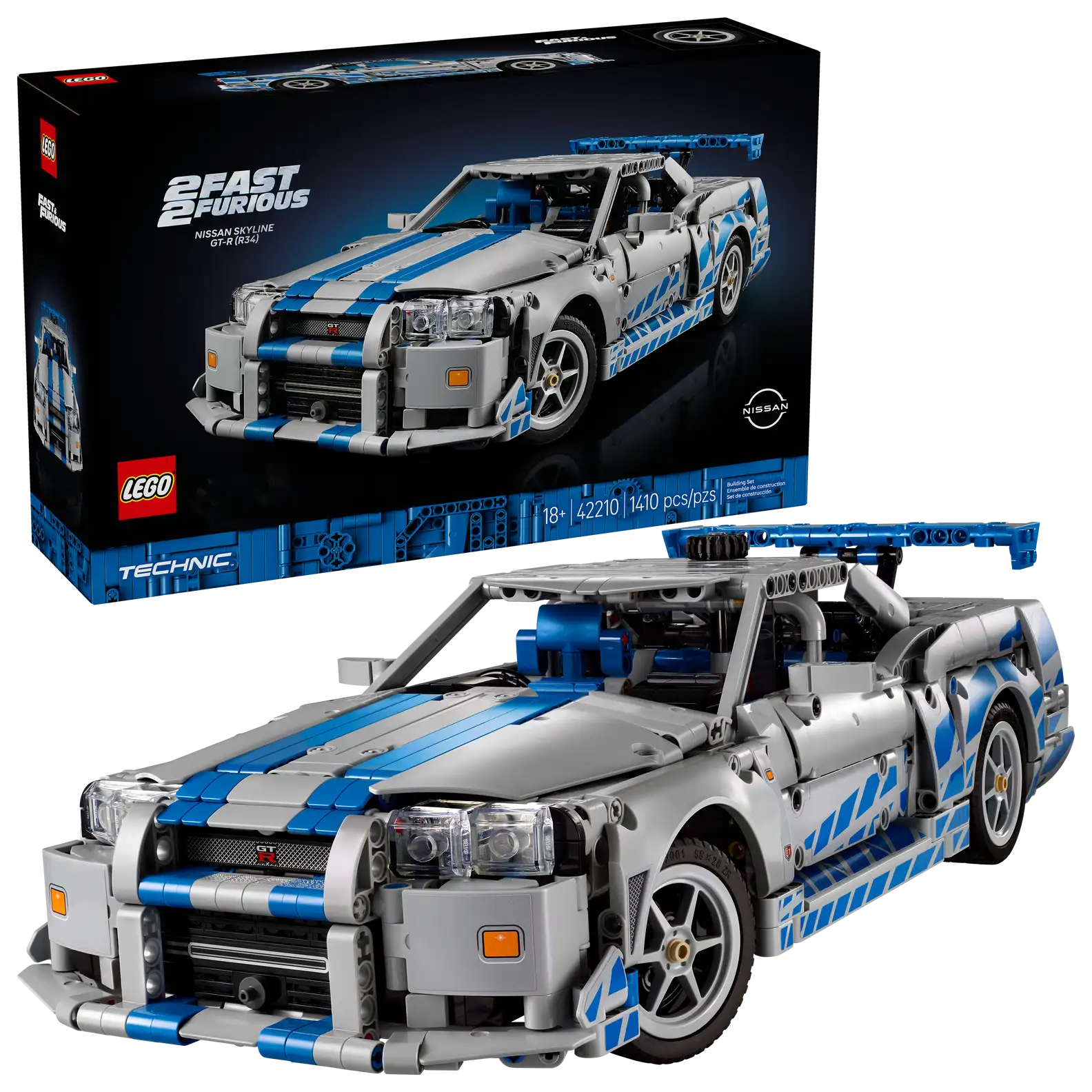 LEGO 42210 2 Fast 2 Furious Nissan Skyl..(สินค้าซื้อแล้วไม่รับเปลี่ยนคืน)