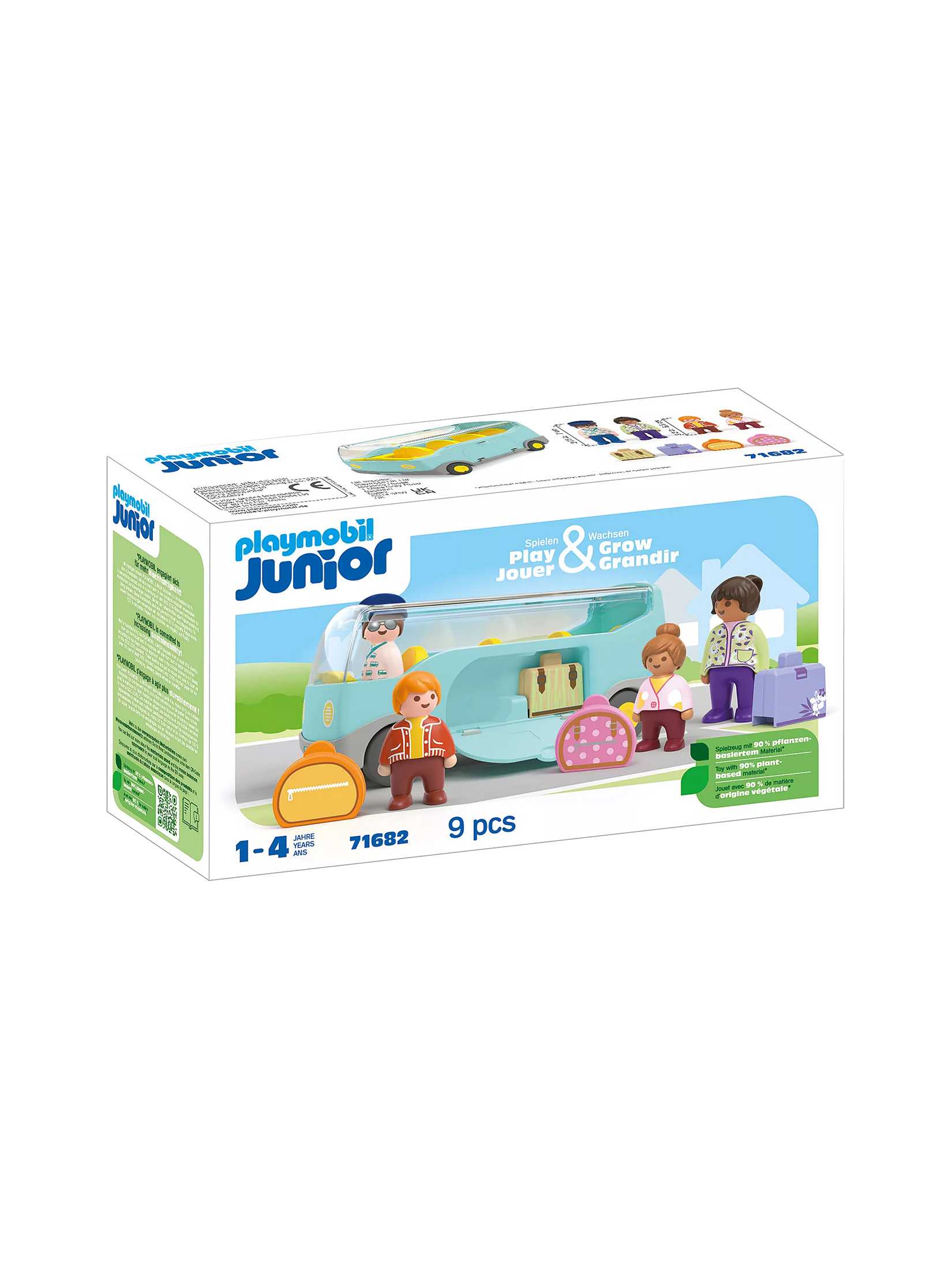 Playmobil จูเนียร์ รถบัสรับส่งสนามบิน PM-71682-24