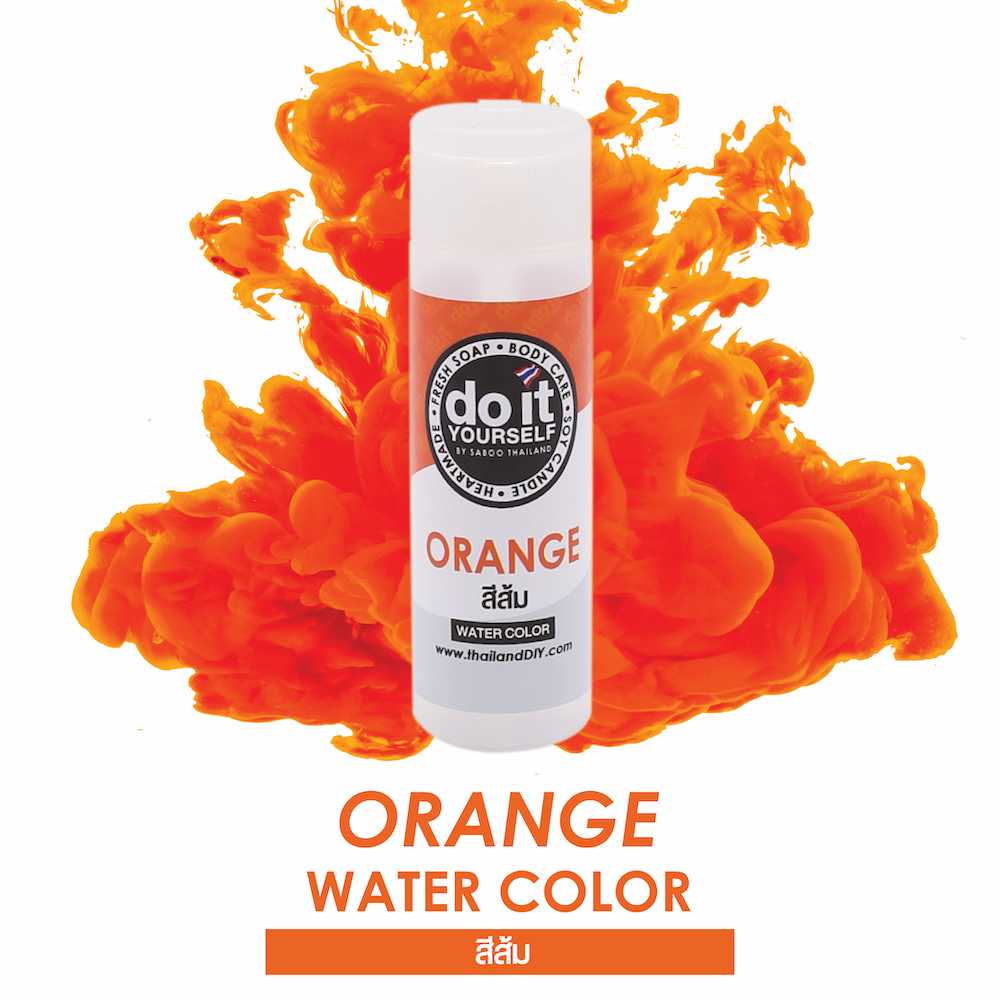 WATER COLOR ORANGE - สีน้ำ  สีส้ม 50ML