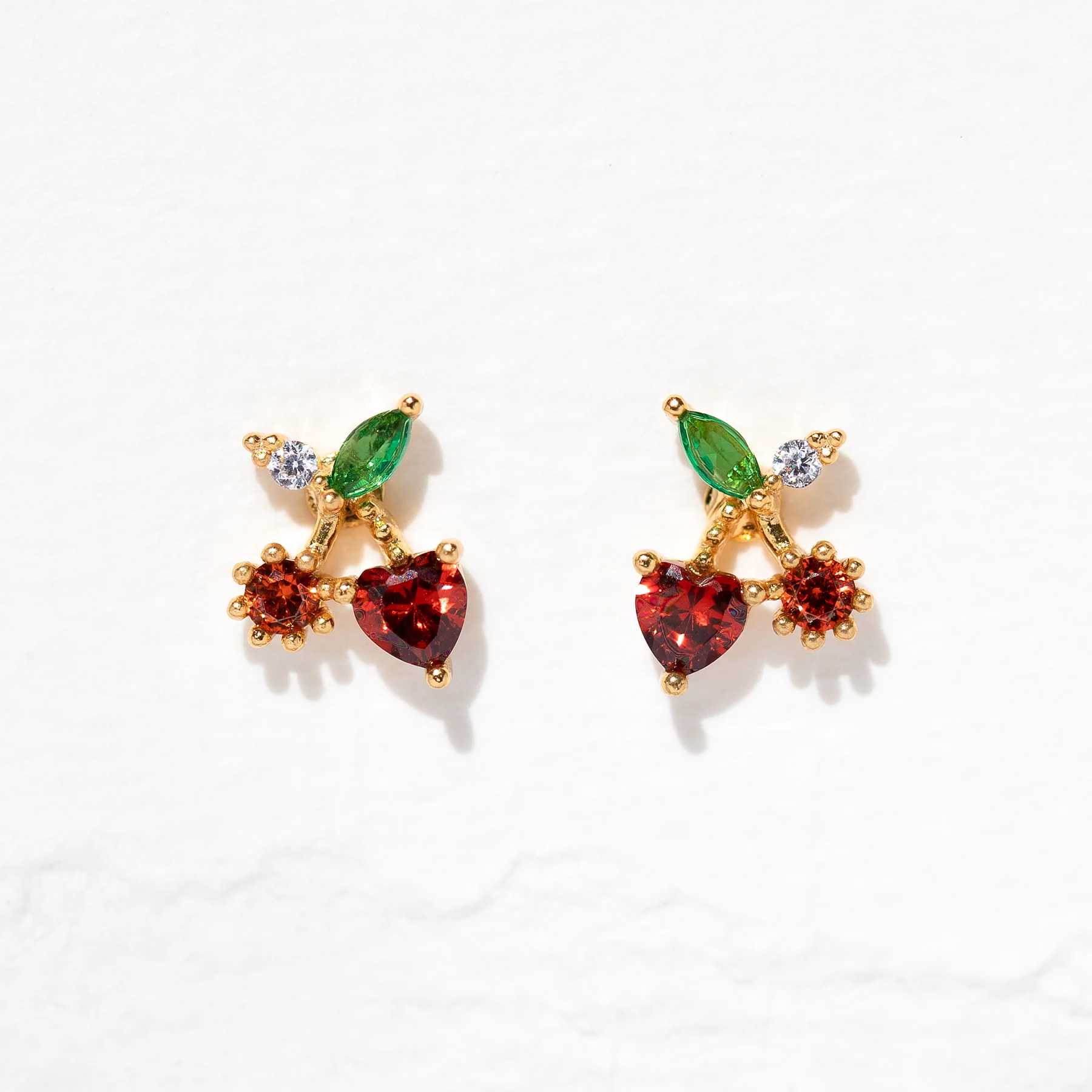GIRLS CREW CHERRY ON TOP STUD EARRINGS