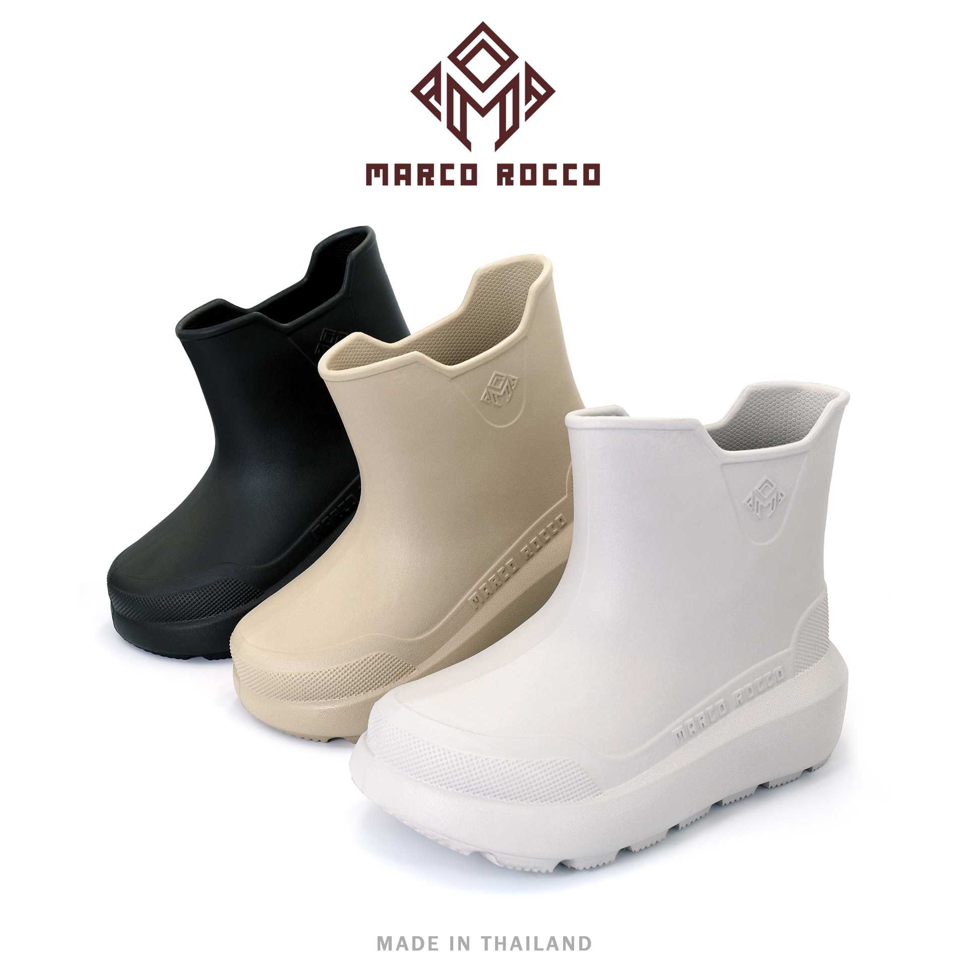 Marco Rocco รุ่น MR8024 รองเท้าบูทสั้น แฟชั่นผู้หญิงและผู้ชาย Size 36-46