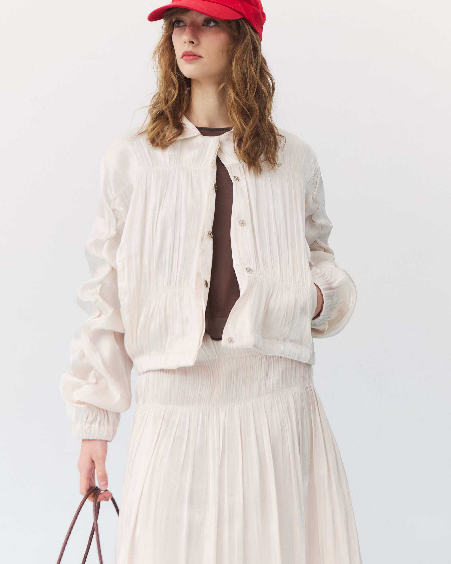 Frost smocked jacket เสื้อคลุมสม็อค