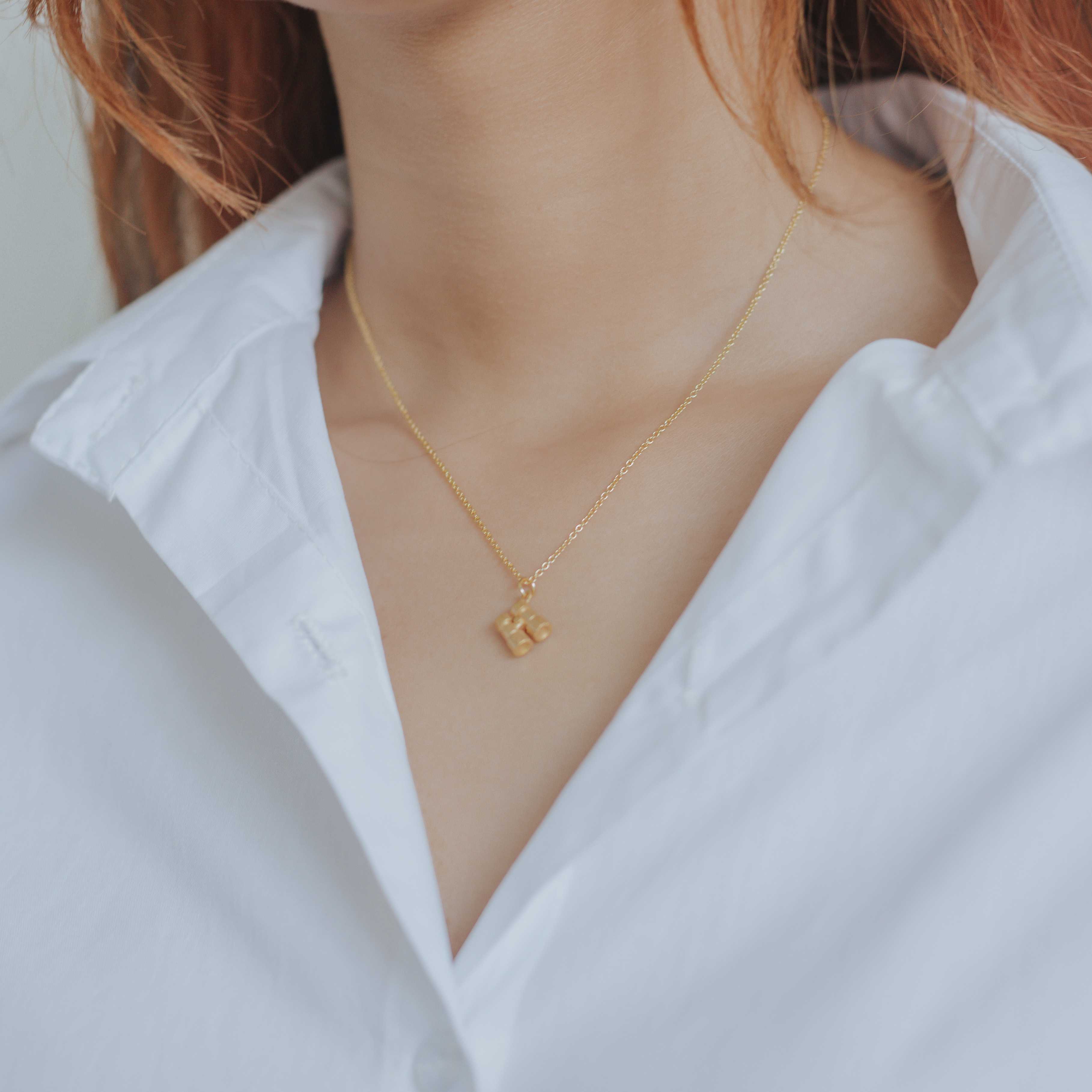 Necklace /สร้อยคอจี้รูปกล้องส่องทางไกล