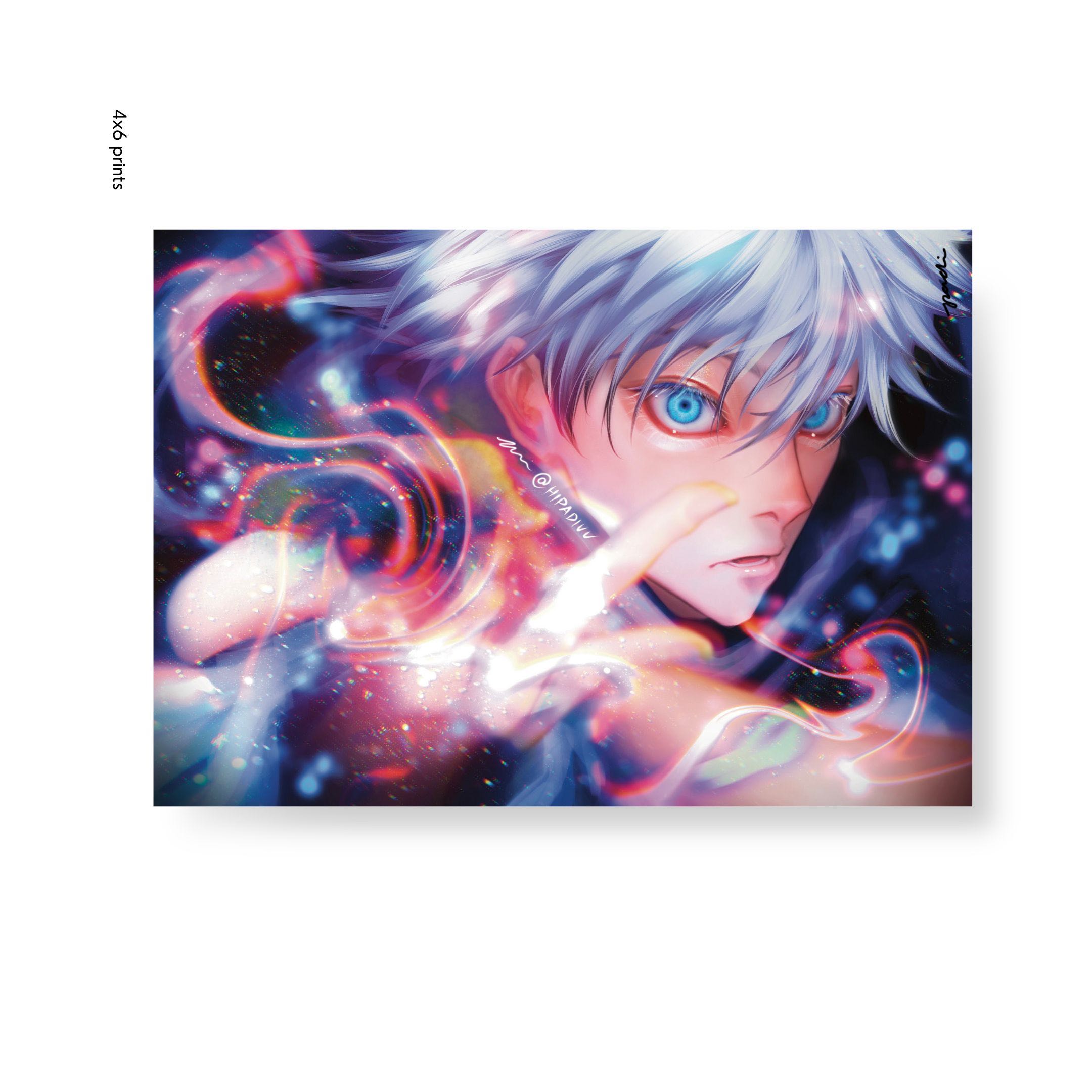 4x6 JJK Jujutsu Kaisen Gojo Hollow Purple