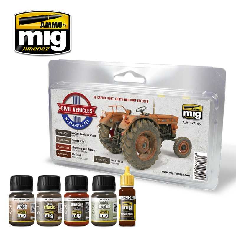 AMIG7145 CIVIL VEHICLES WEATHERING SET