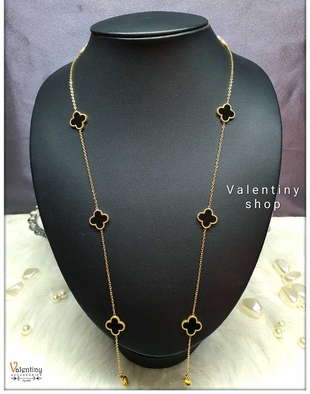 สายคล้องแมส Vancleef & Arpels ( Stainlees steel )