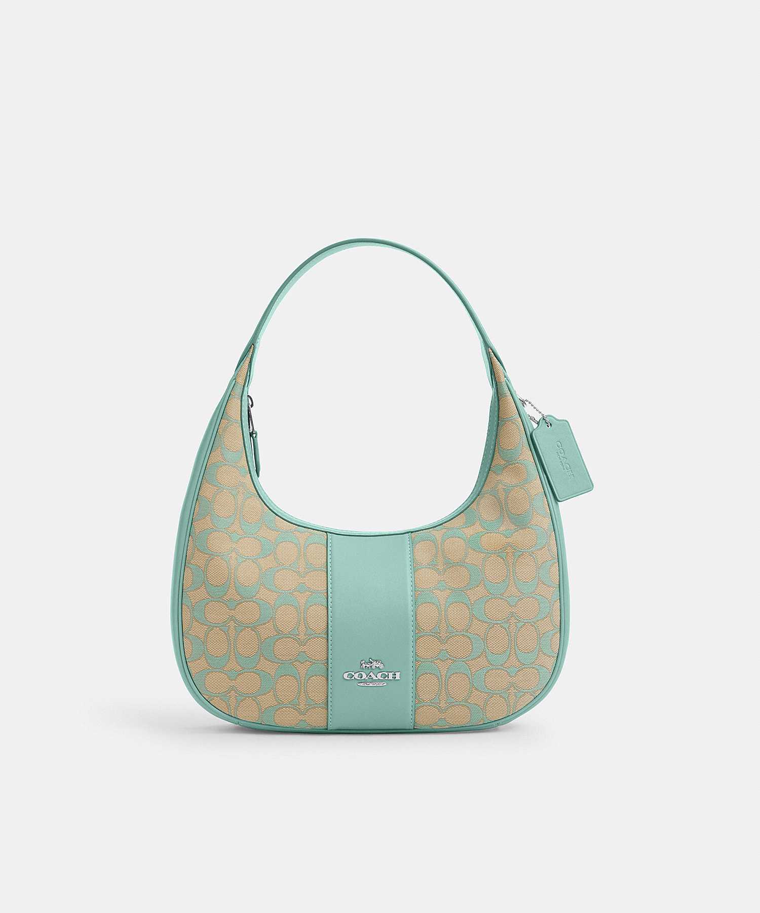 COACH CARMEN SHOULDER BAG IN SIGNATURE JACQUARD CT765 SVVSW