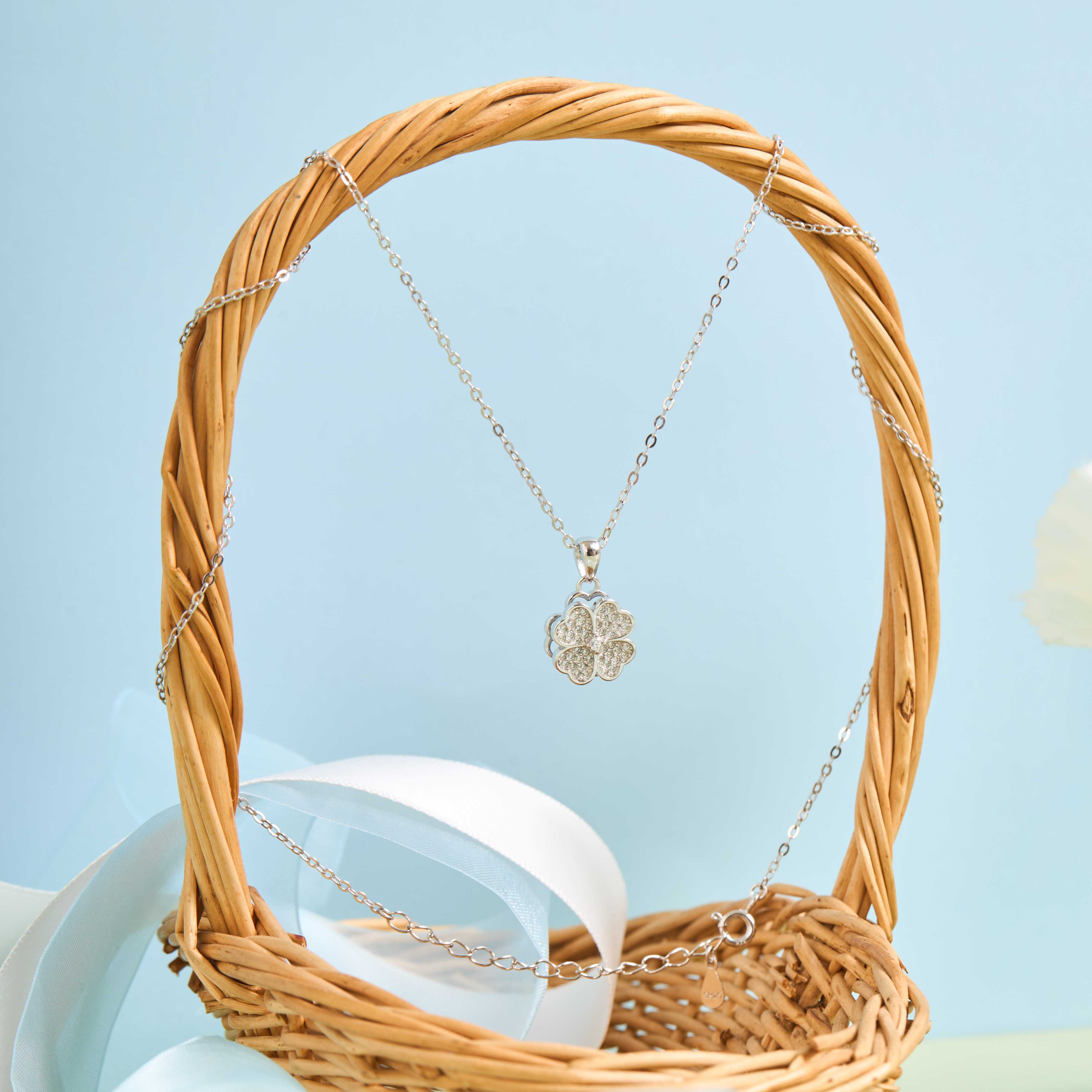 Clover necklace s925