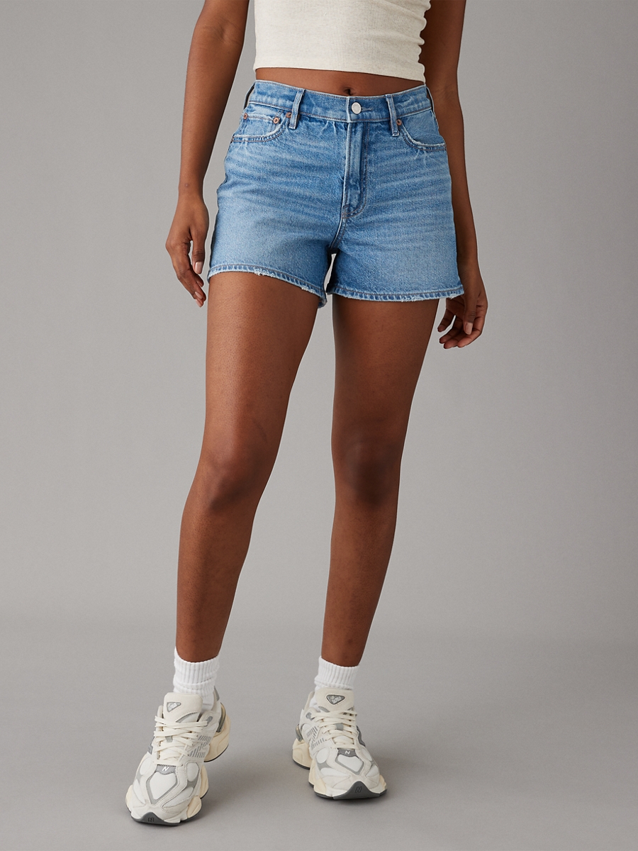 กางเกงขาสั้น ผู้หญิง SUPER HIGH-RISE BAGGY RELAXED SHORT ( 033-7767-471 )