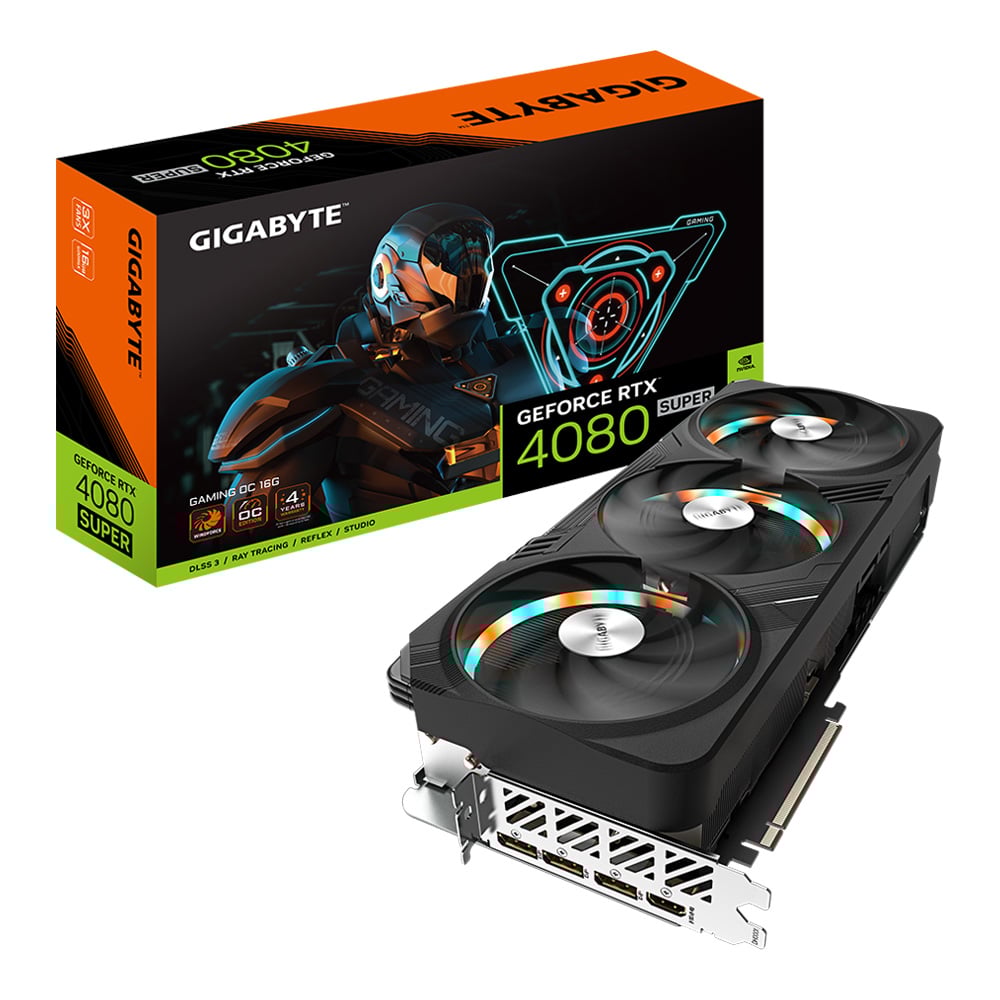 GIGABYTE GEFORCE RTX 4080 SUPER GAMING OC 16G - 16GB GDDR6X (GV-N408SGAMING OC-16GD)