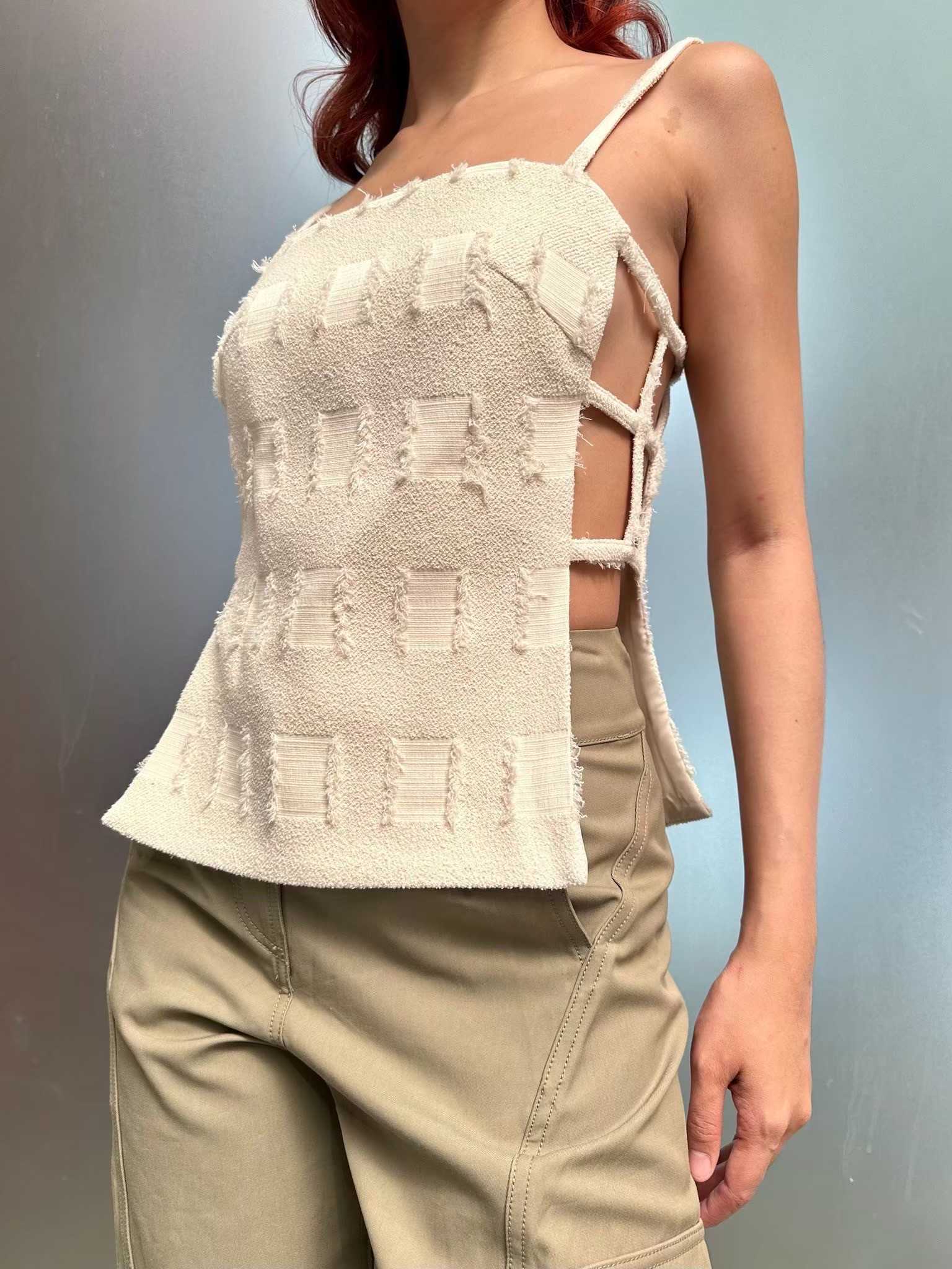SALE! Cult Gaia SIMONE TOP - OFF WHITE