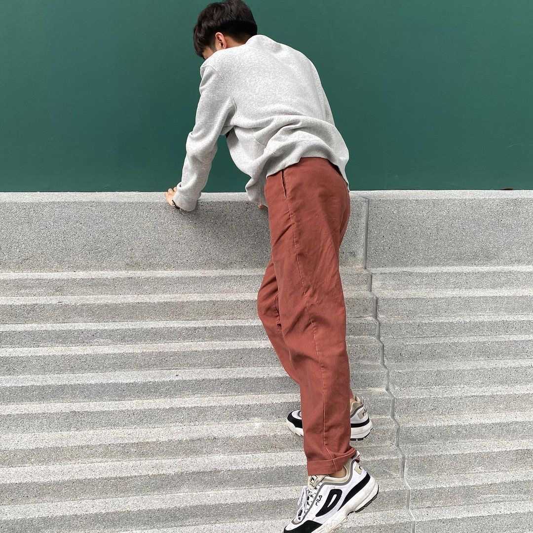 Men's Corduroy Pants (Brick)