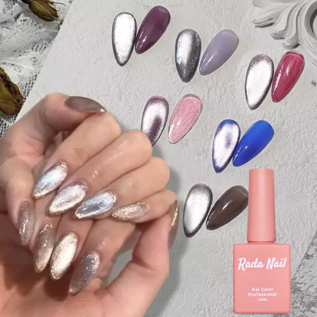 ใหม่! สีทาเล็บเจล สีเจลลูกแก้ว สีเจล Rada Nail 15ml
