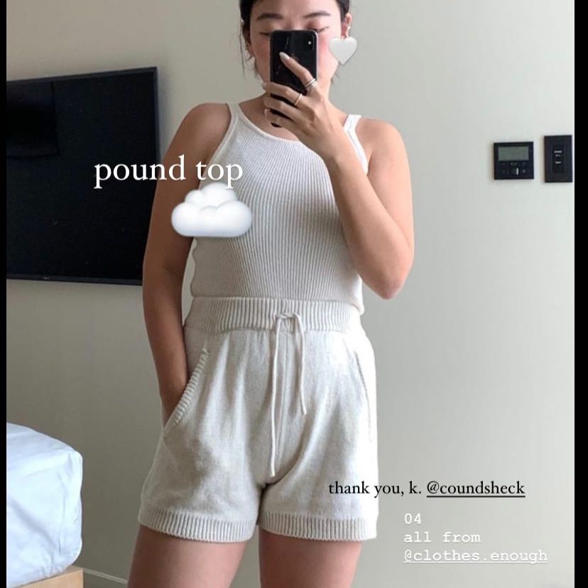 (พร้อมส่ง) pound top