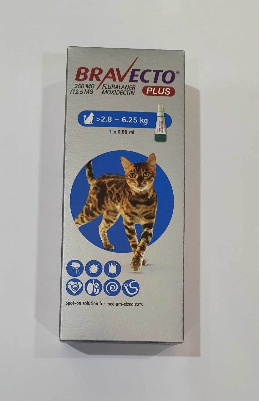 BRAVECTO Plus แมว 2.8 - 6.25 kg