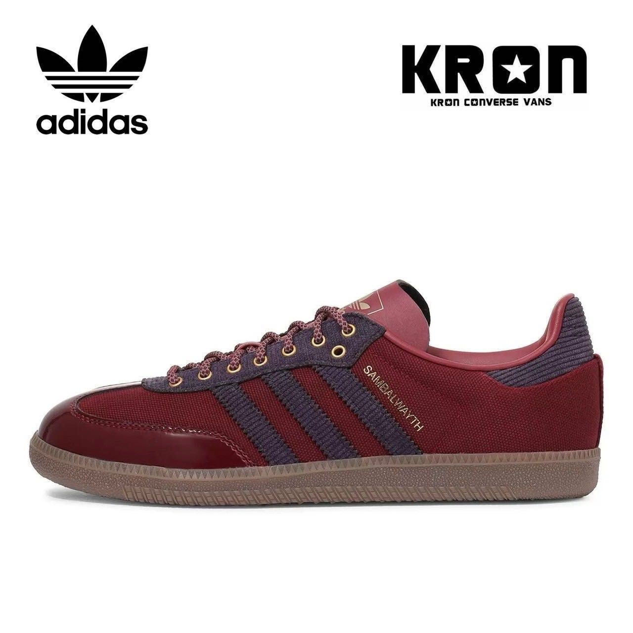 Adidas Sambalwayth Collegiate Burgundy / Aurora Black / Matte Gold