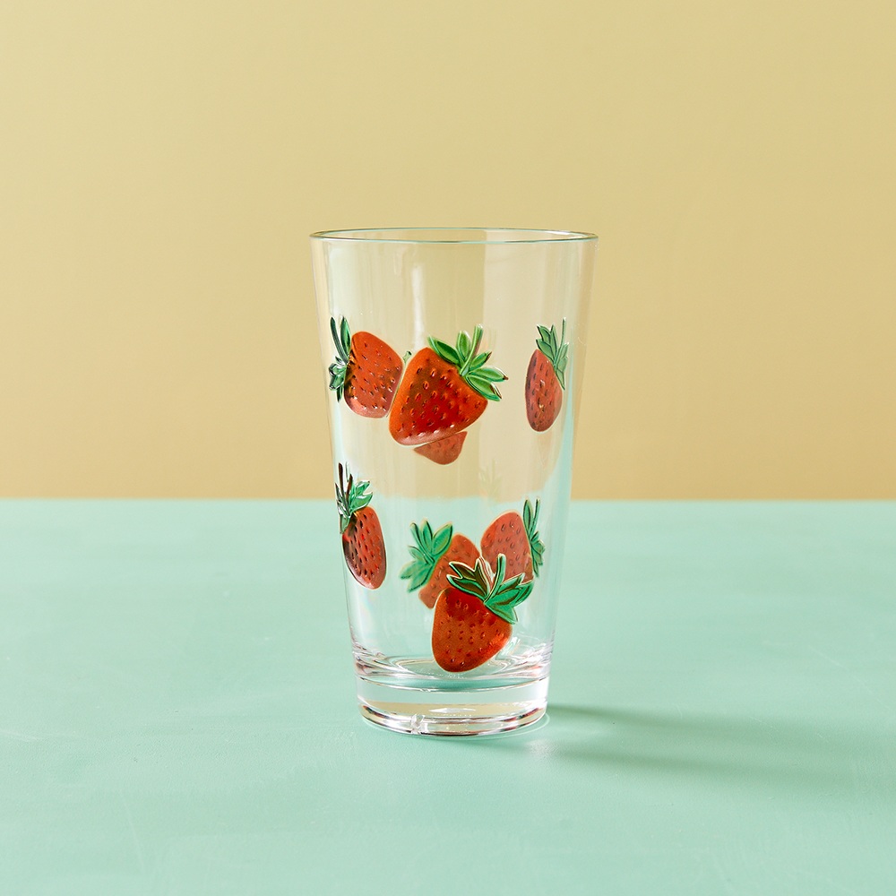 (Pre-order)  Summer Costa - Acrylic Strawberry Embo Tumbler 623 ML