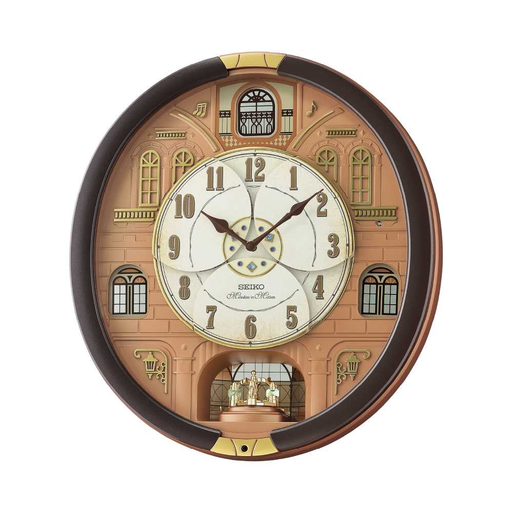 SEIKO CLOCKS นาฬิกาเมโลดี้ รุ่น  QXM601B ขนาด 17x15 นิ้ว