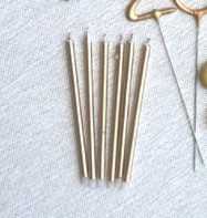 เทียนยาว สีทอง • Long Gold Candle