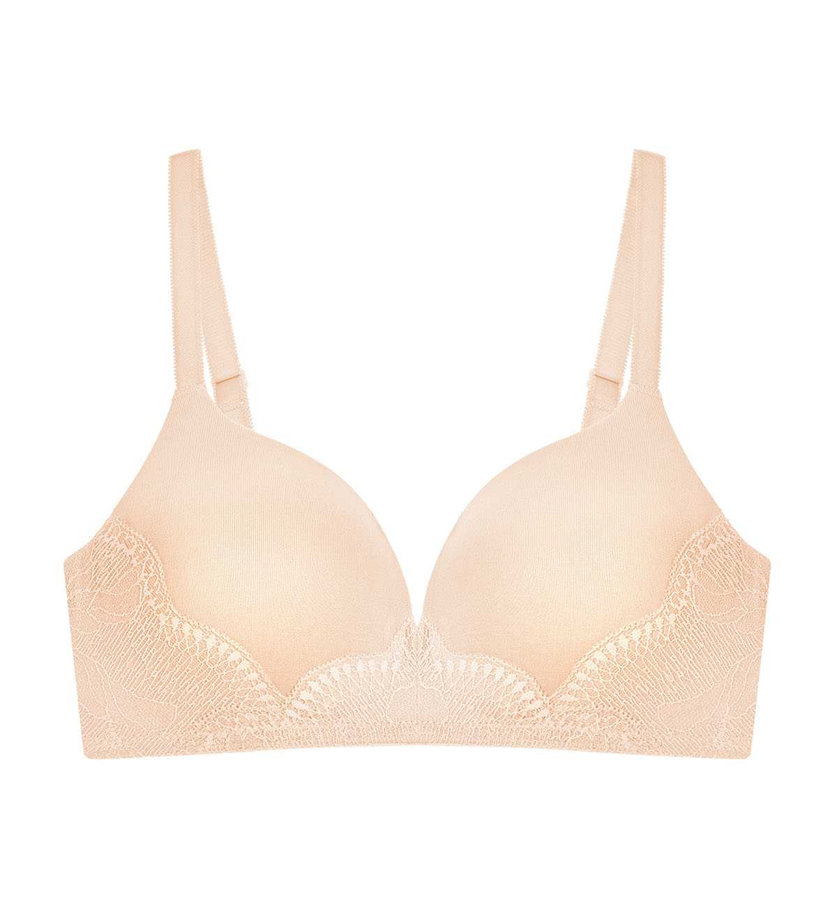 NEW Triumph 10223210 Comfort Touch 2.0 MHP 00NZ เสื้อชั้นในคัพทรง Magic Wire Natural สีครีม