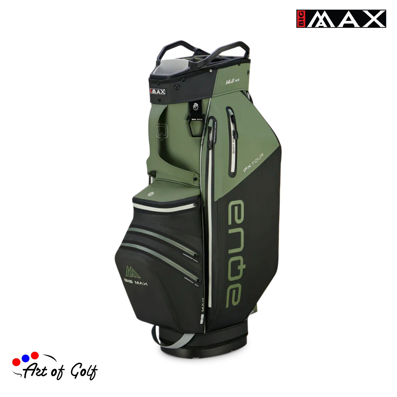 ถุงกอล์ฟ Big Max AQUA IPX.Tour - Green/Black