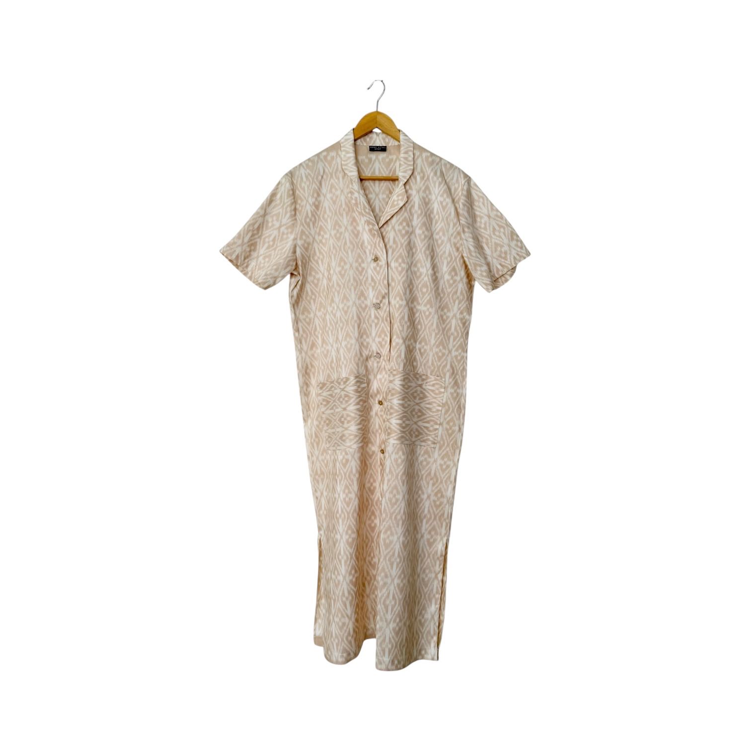 Short-sleeve dress: light pink