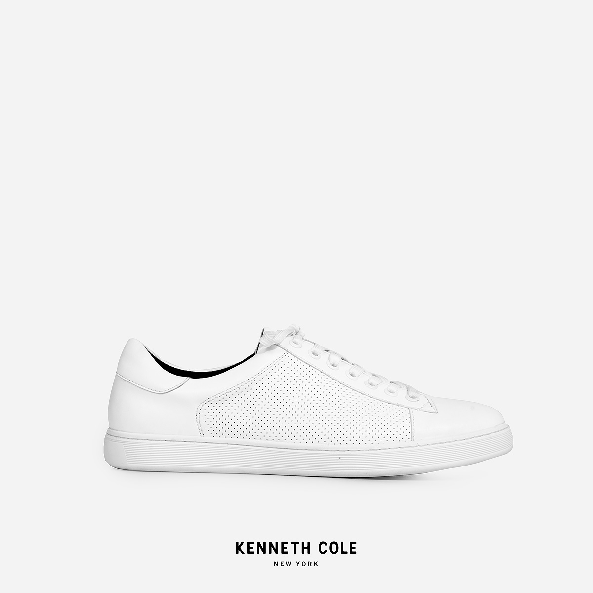 KENNETH COLE รองเท้าผ้าใบผู้ชาย รุ่น GEORGE WHITE สีขาว ( SNK - RS31062LE-110 )