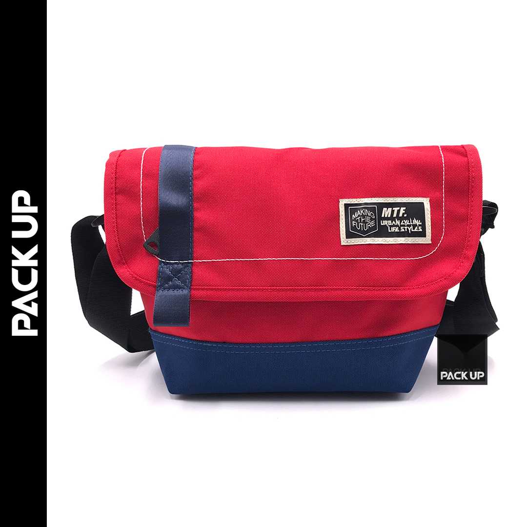 𝗣𝗔𝗖𝗞 𝗨𝗣 กระเป๋าสะพาย รุ่น MTF 6068 (สีแดง)