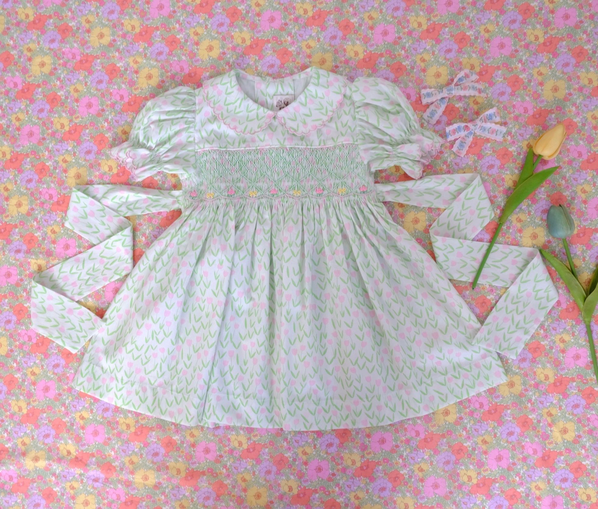 Cecelia Dress Tulip Puff Sleeve