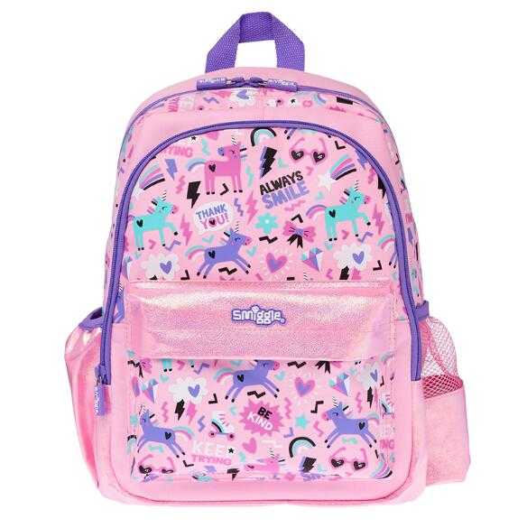 กระเป๋านักเรียนSmiggle กระเป๋า ลายม้า  ขนาด 14 นิ้ว ของแท้ พร้อมส่งในไทย💕✔