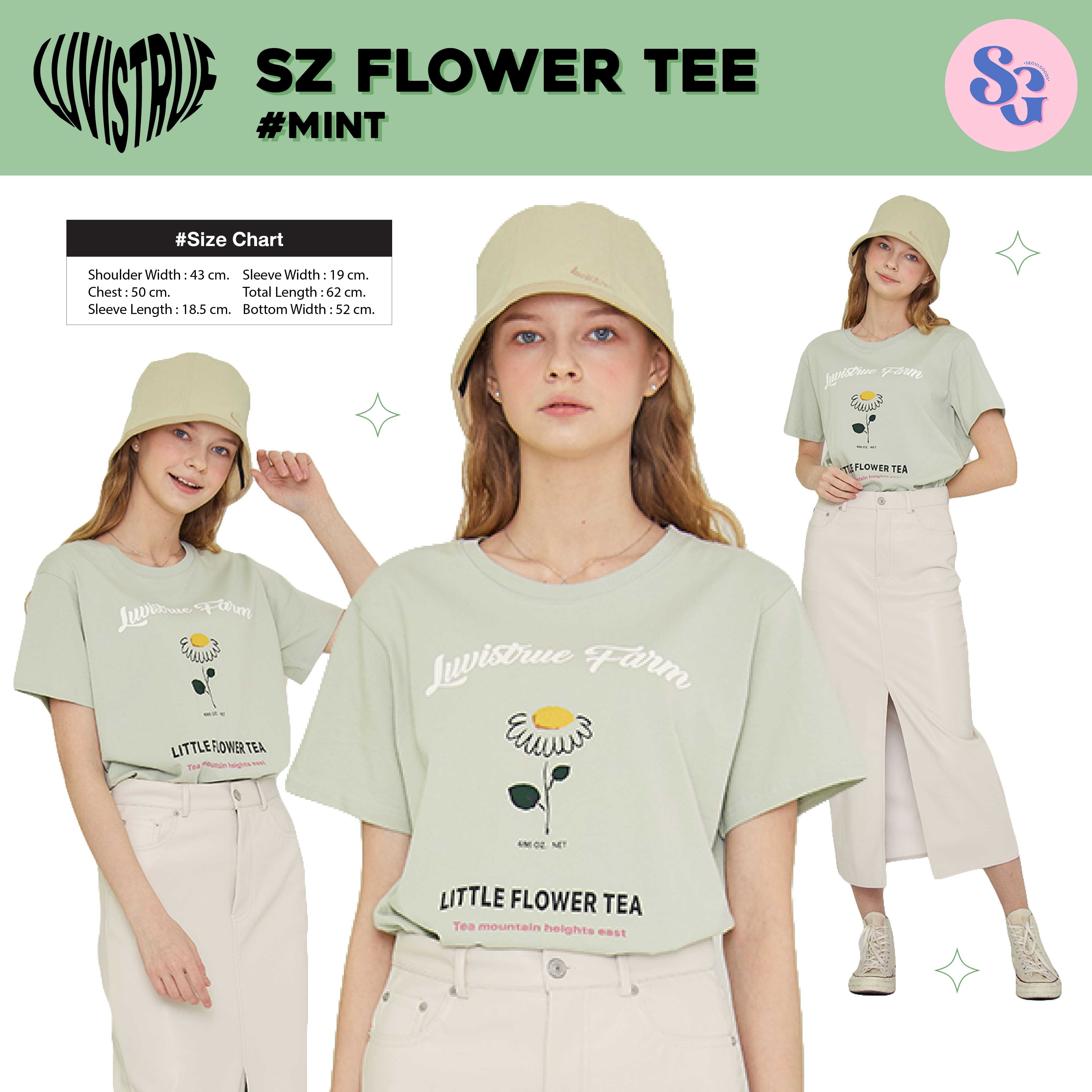 LUVISTRUE - SZ FLOWER  TEE