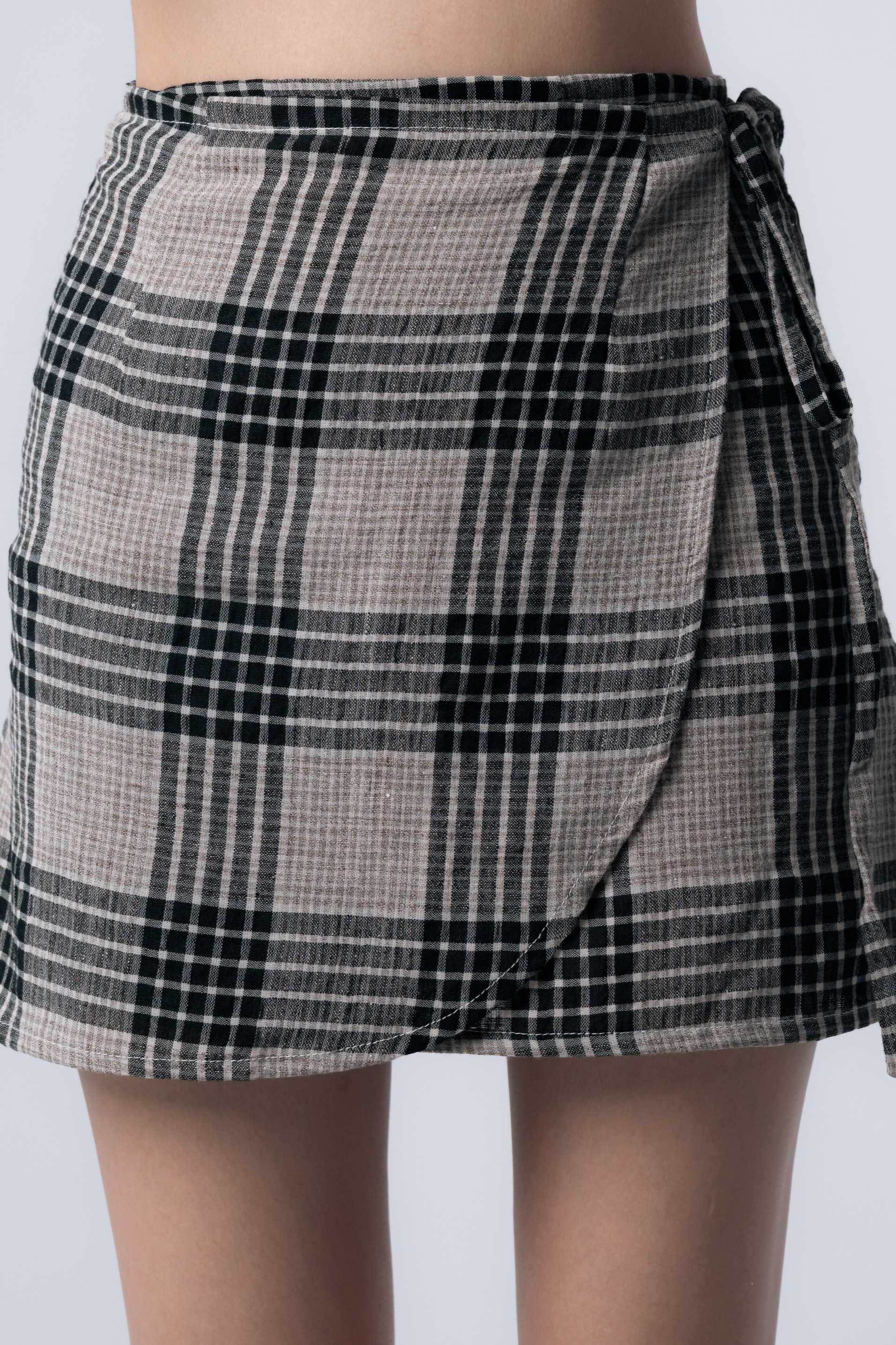 Palit Mini skirt (Brown checked)