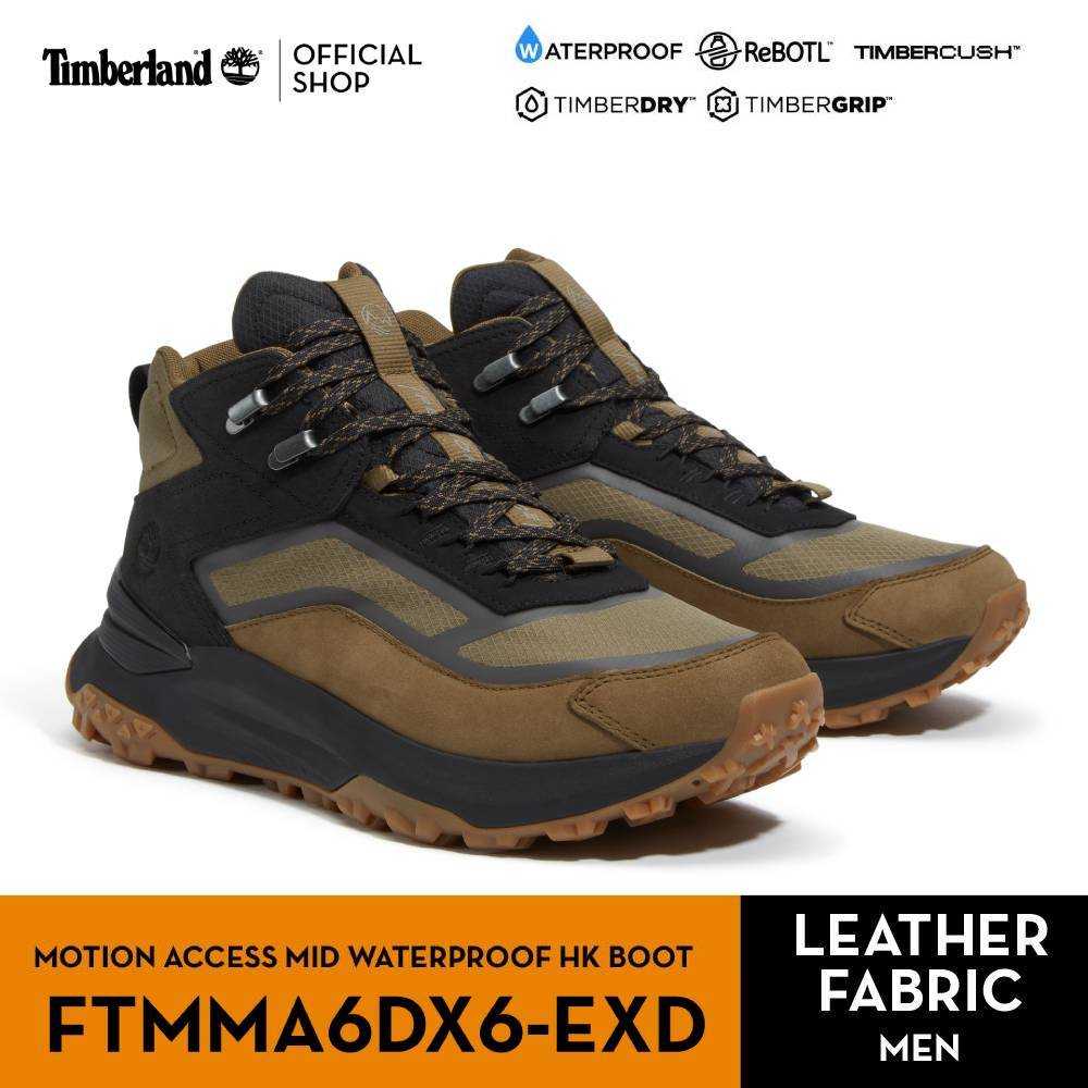 Timberland Men's Motion Access Mid Lace Up Hiking boot รองเท้าผู้ชาย (FTMMA6DX6-EXD)