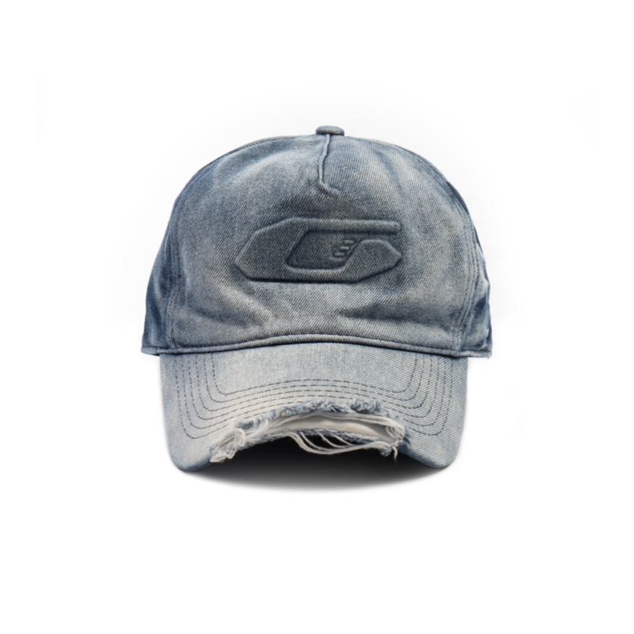 Faded Jean Cap