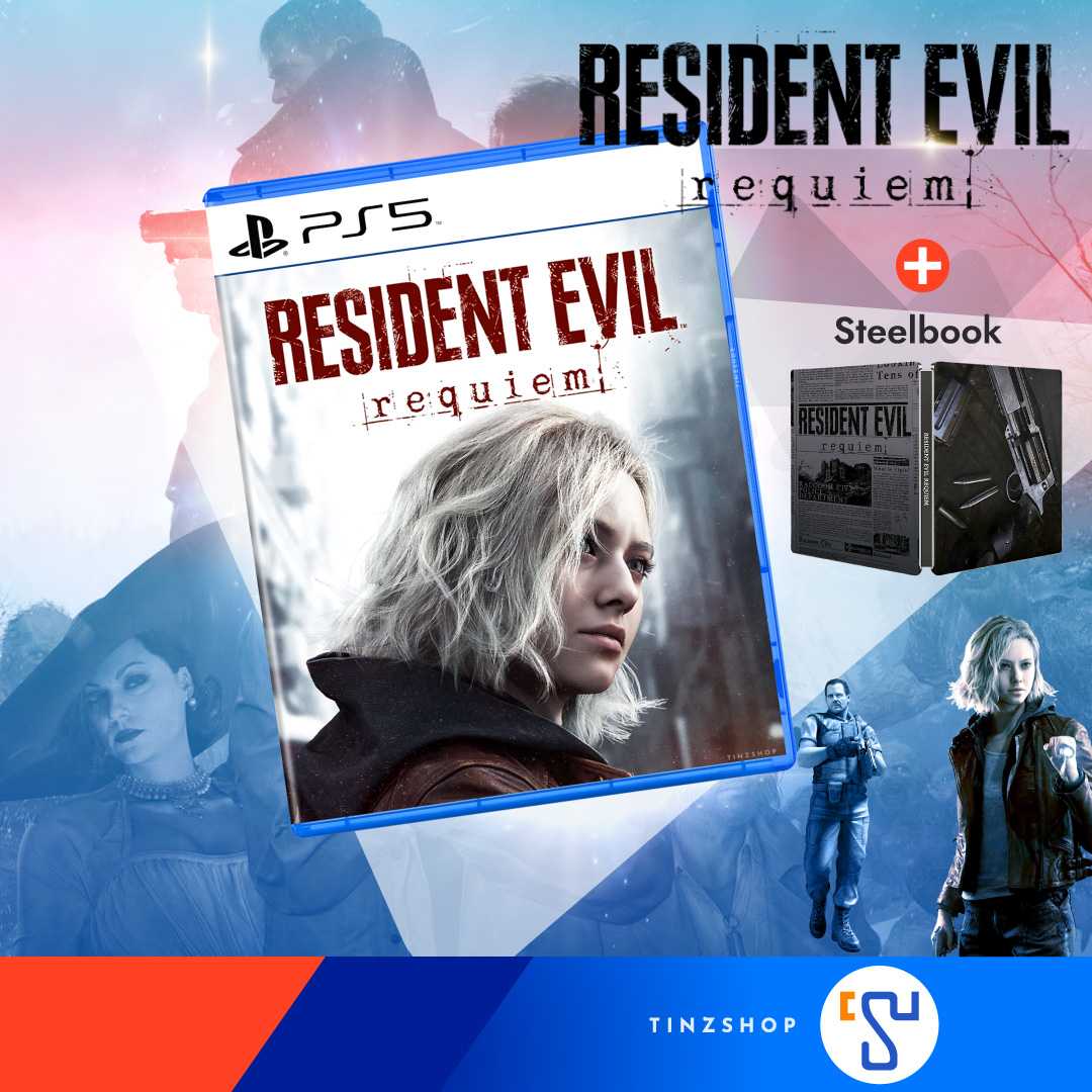 PlayStation 5 PS5 Game Resident Evil Requiem + Steelbook แผ่นเกม พีเอส5