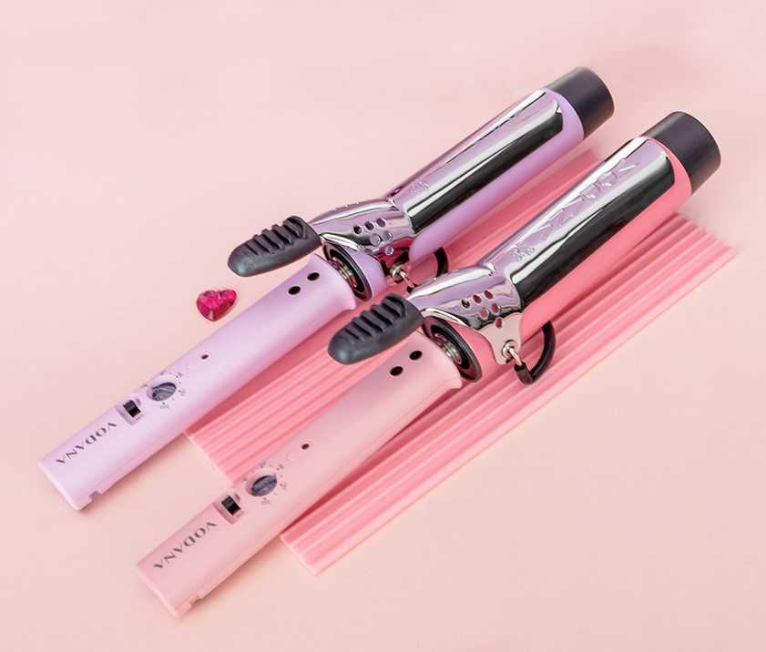 ( พร้อมส่ง ) Vodana Glamwave Curling Iron สีชมพู และ สีม่วง ขนาด32 , 36 , 40 mm