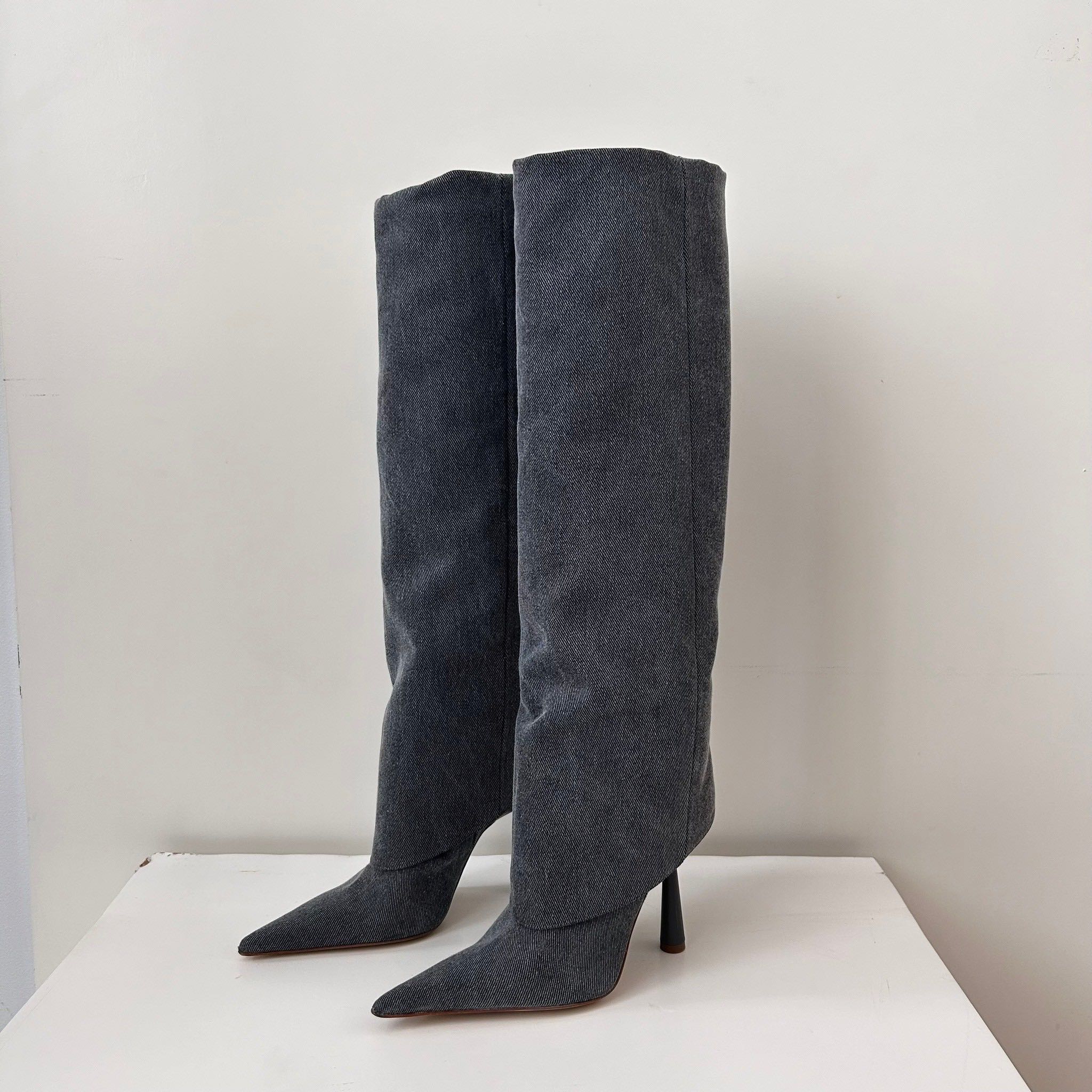 SALE GIABORGHINI ROSIE 31  BOOT - ANTHRACITE - DENIM