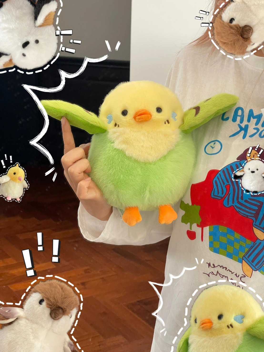 ตุ๊กตานกหลากสี