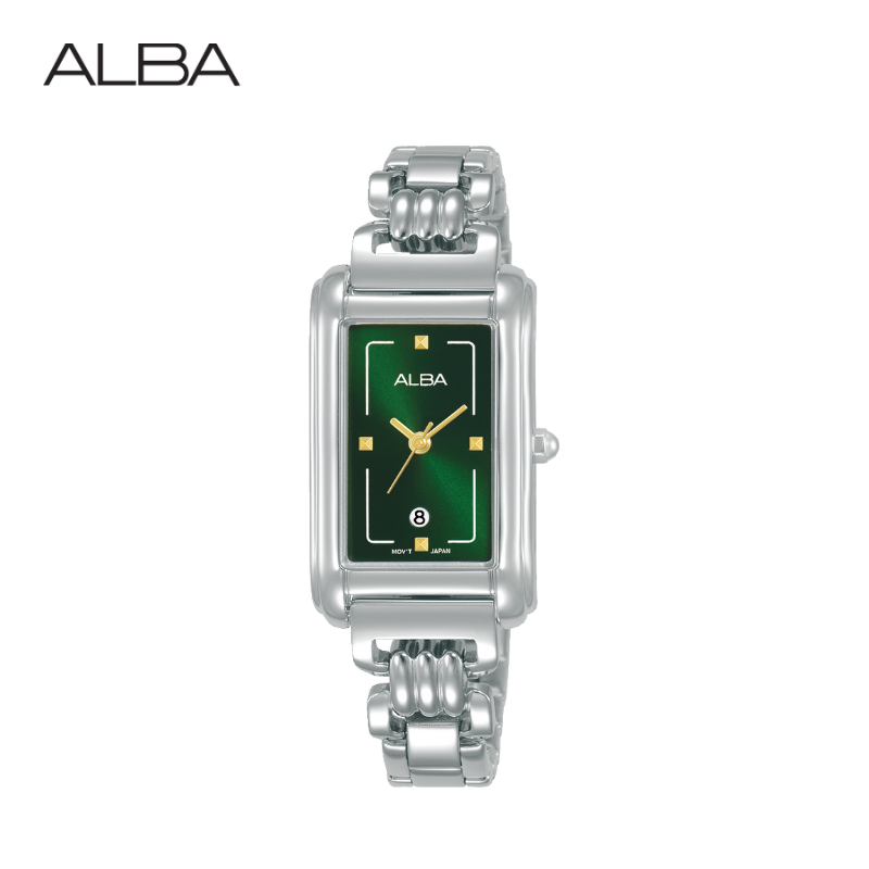 ALBA นาฬิกาข้อมือผู้หญิง Ikebana Quartz รุ่น AH7DB9X ขนาด 34 mm.