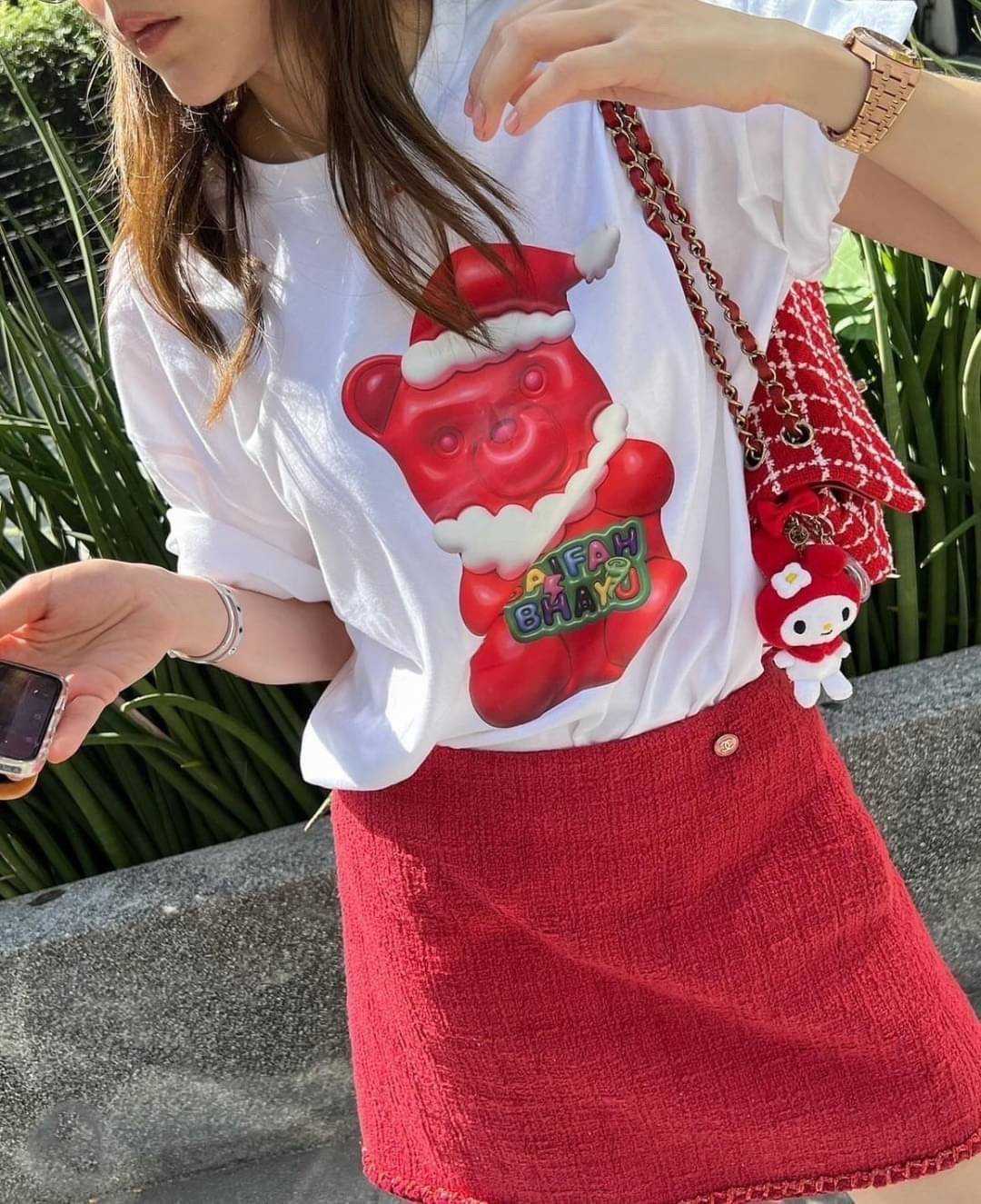 ( SALE ) SANTA BEAR T-SHIRT FOR VELENTINE'S DAY