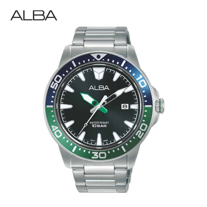 ALBA นาฬิกาข้อมือ Sportive Quartz รุ่น AS9U03X ขนาด 44 mm.