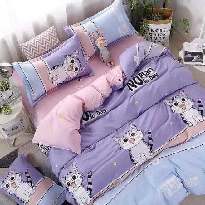 (ส่งฟรี) ❤ 490 บาท ชุดผ้าปูที่นอน+ผ้านวม
