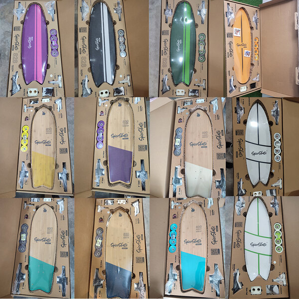 0202 us Surf skate ตัวจบ Spiceskate ราคา sale ด่วนๆ ระบบสปริง ประกอบเอง