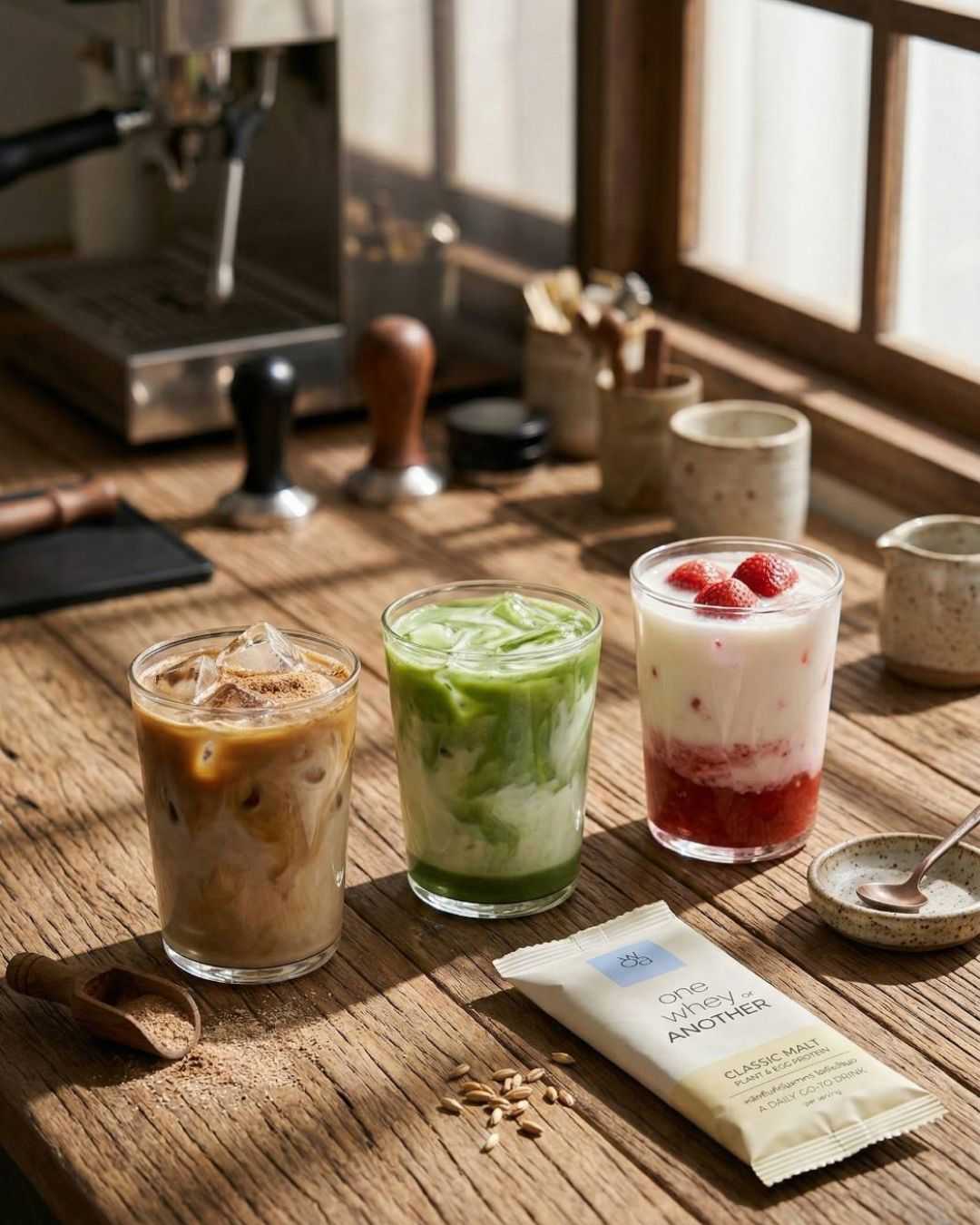 3 กล่อง แถม 1 กล่อง OWA Plant & Egg Protein - Classic Malt